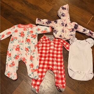 Bundle of 4. Jacket is reversible.,